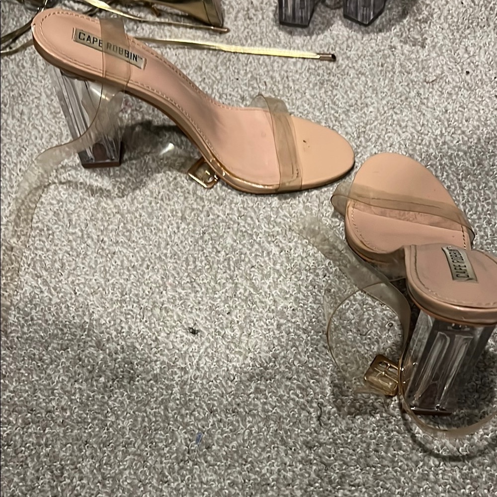 Cape Robbin Women's Clear Heels